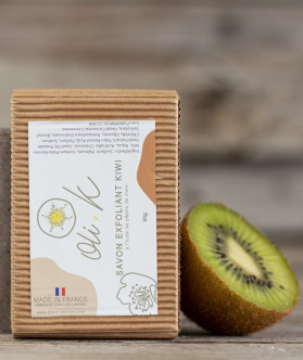 Savon exfoliant à l'huile de pépins de Kiwis - 95g